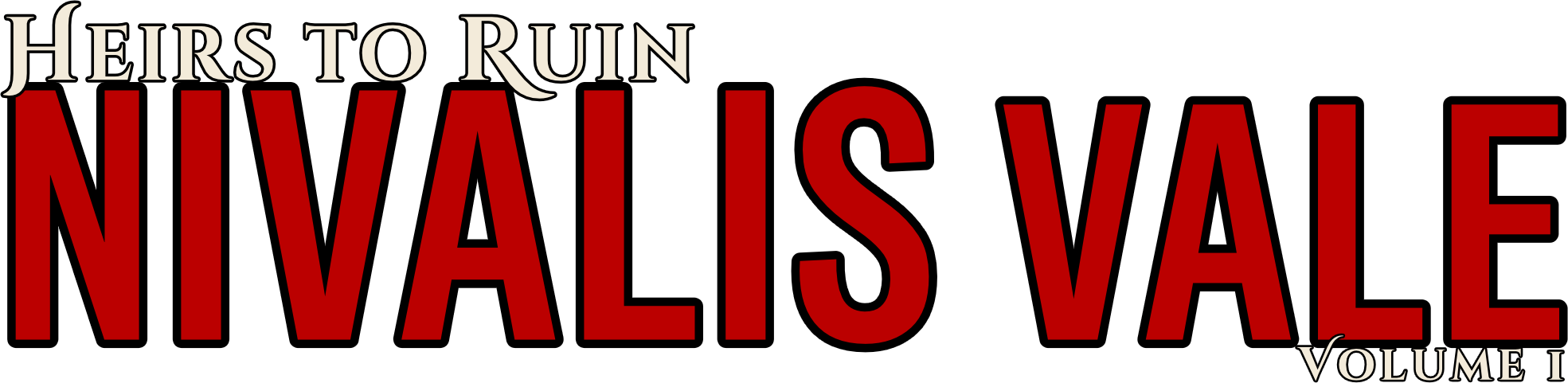 Heirs to Ruin : Nivalis Vale, Volume I